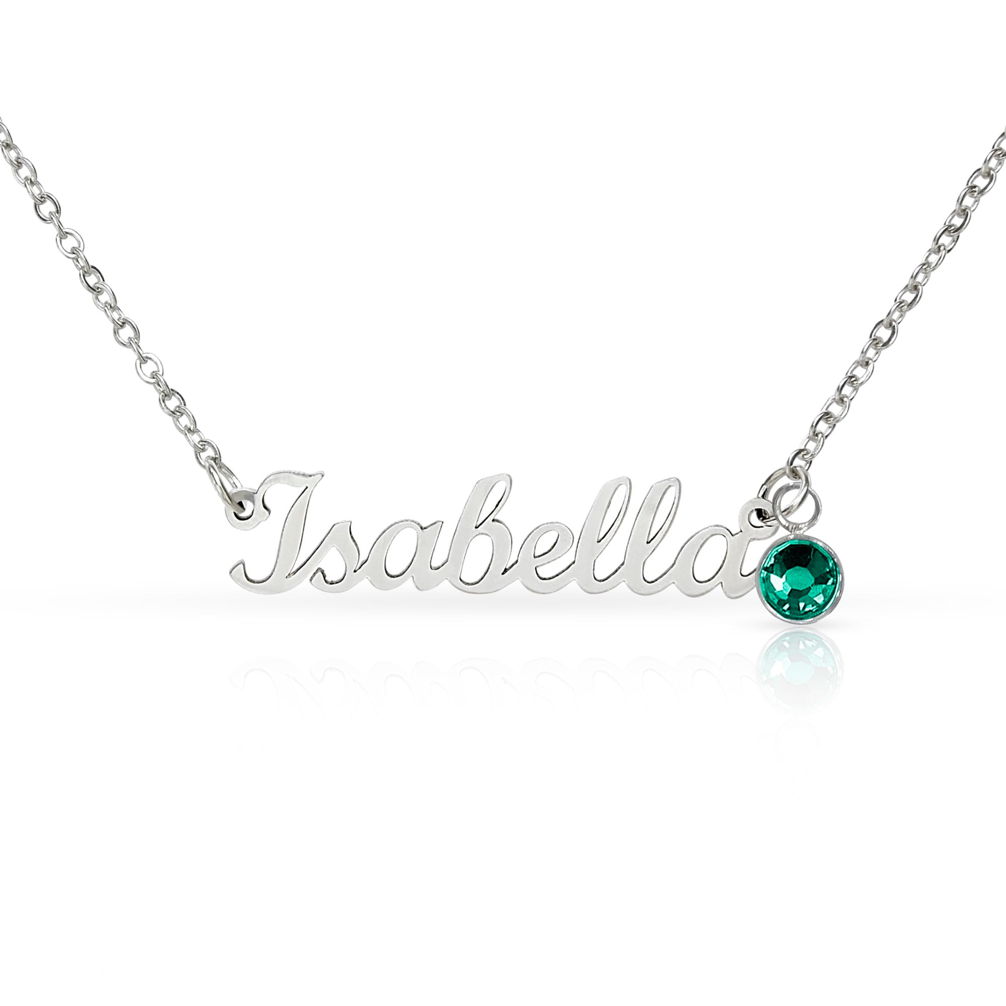 Personalized Name with Birthstone