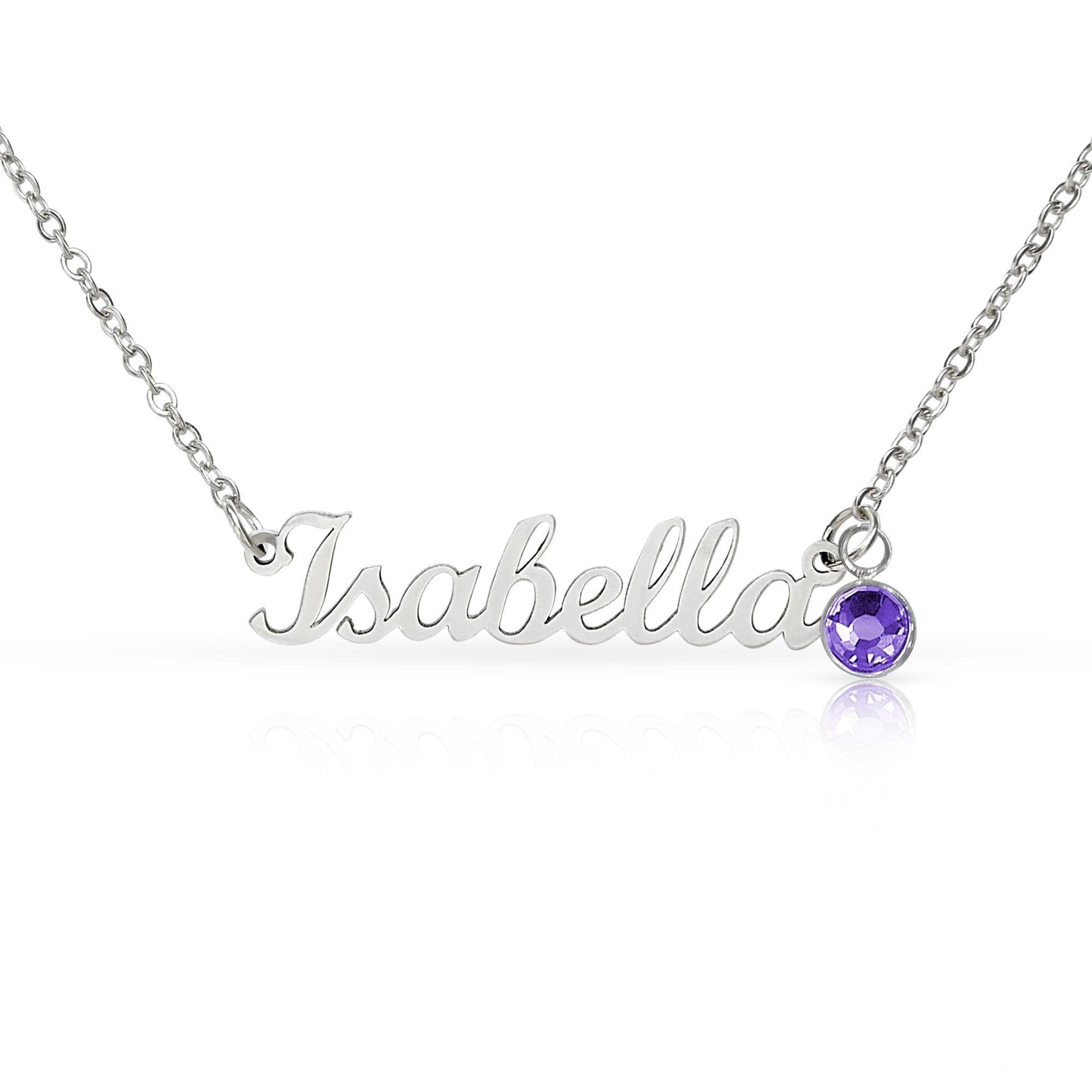 Personalized Name with Birthstone