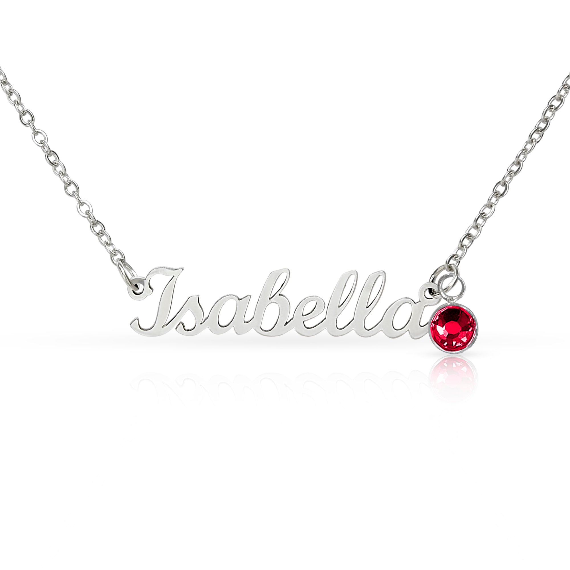 Personalized Name with Birthstone