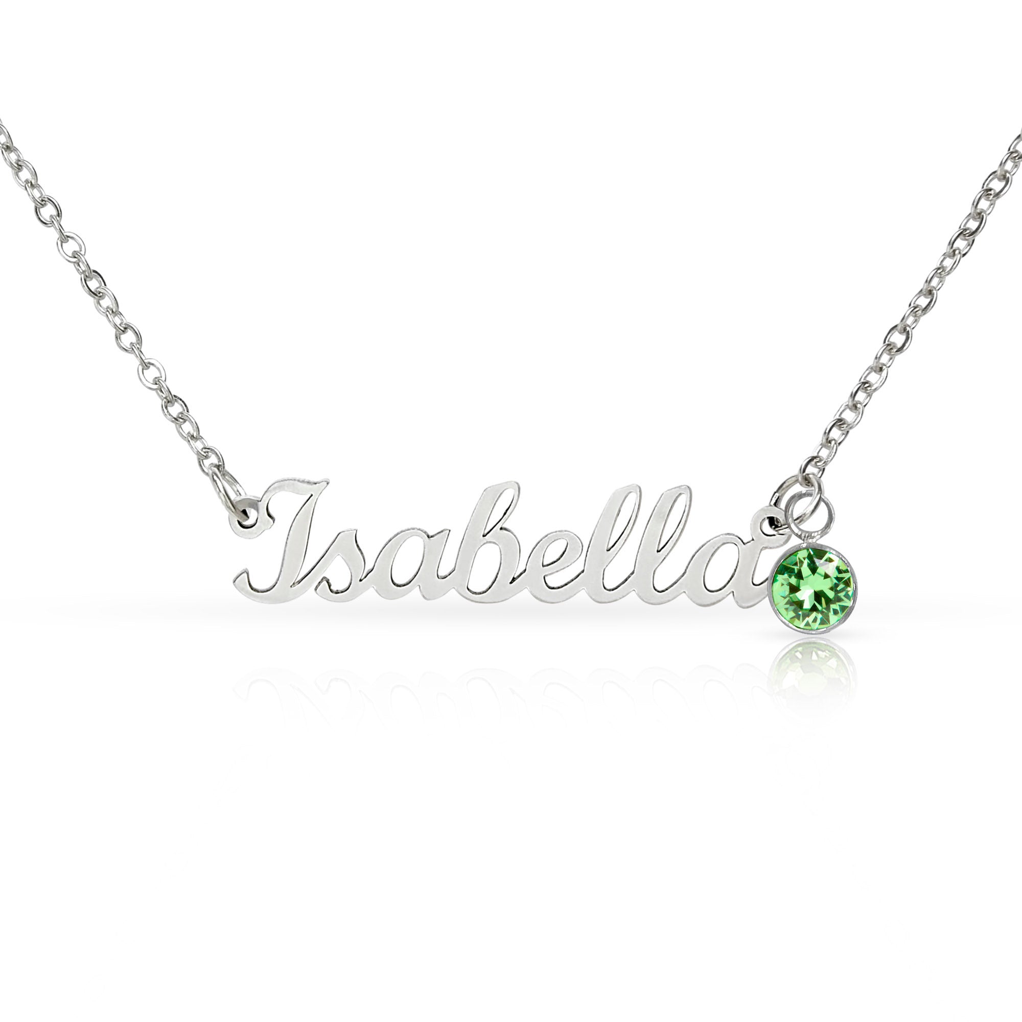 Personalized Name with Birthstone