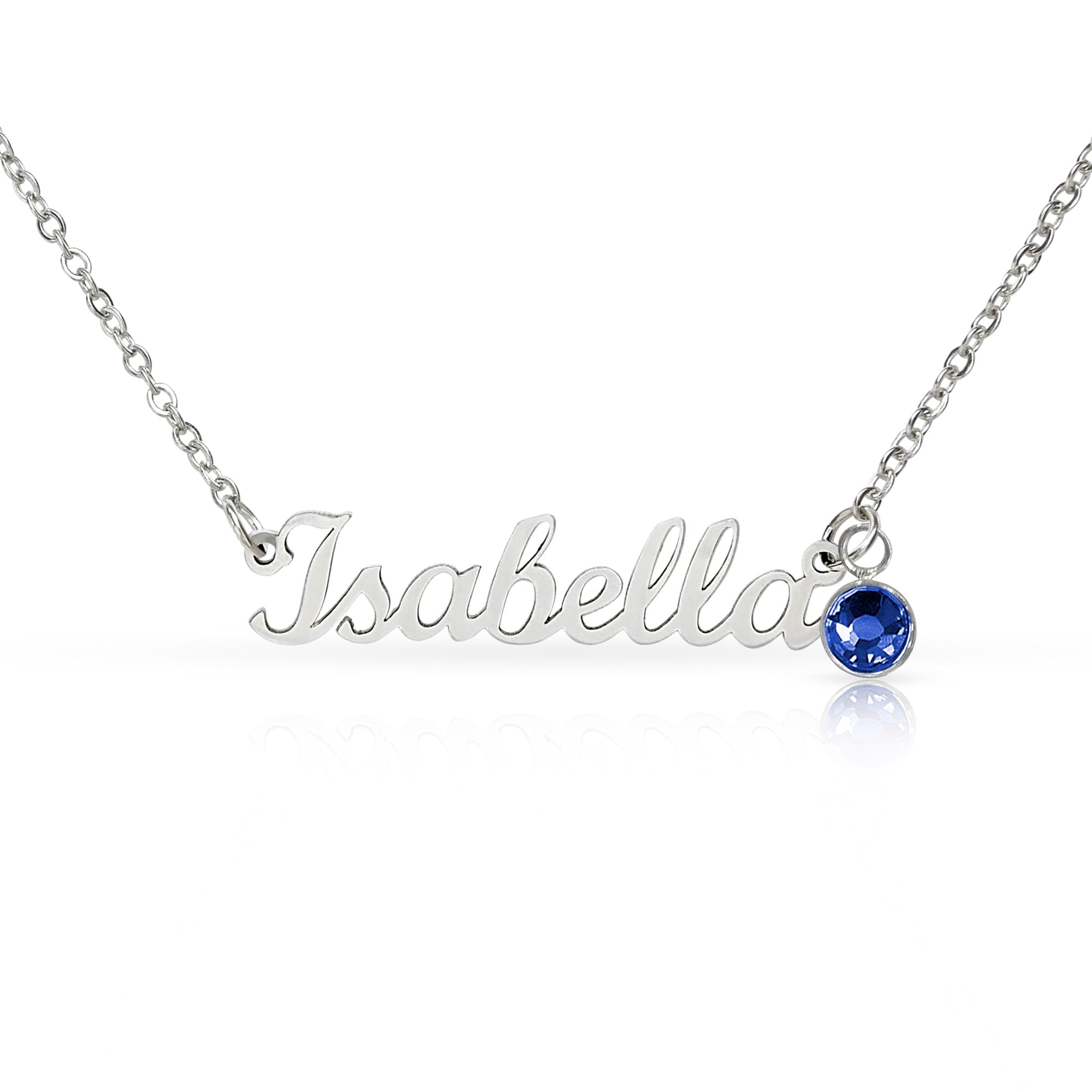 Personalized Name with Birthstone