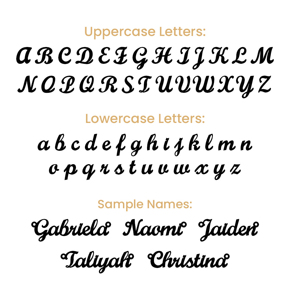 Personalized Name with Birthstone