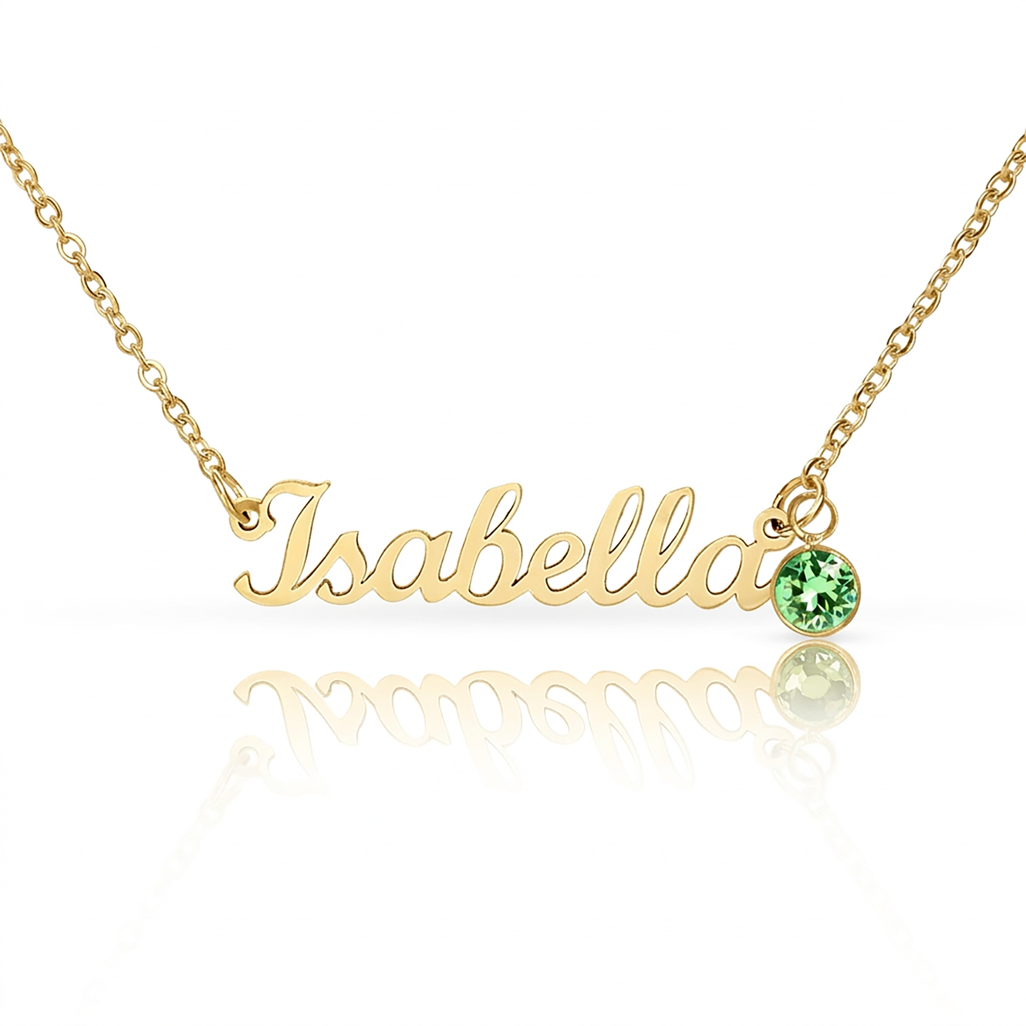 Personalized Name with Birthstone